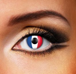 French Flag Contact Lenses