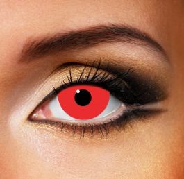 Mini Sclera Red Contact Lenses (Pair)