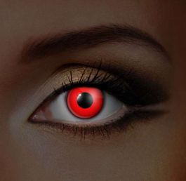 i-Glow Red UV Contact Lenses (Pair)