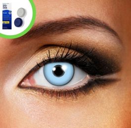 Ice Blue Contact lenses (Inc Solution & Case)